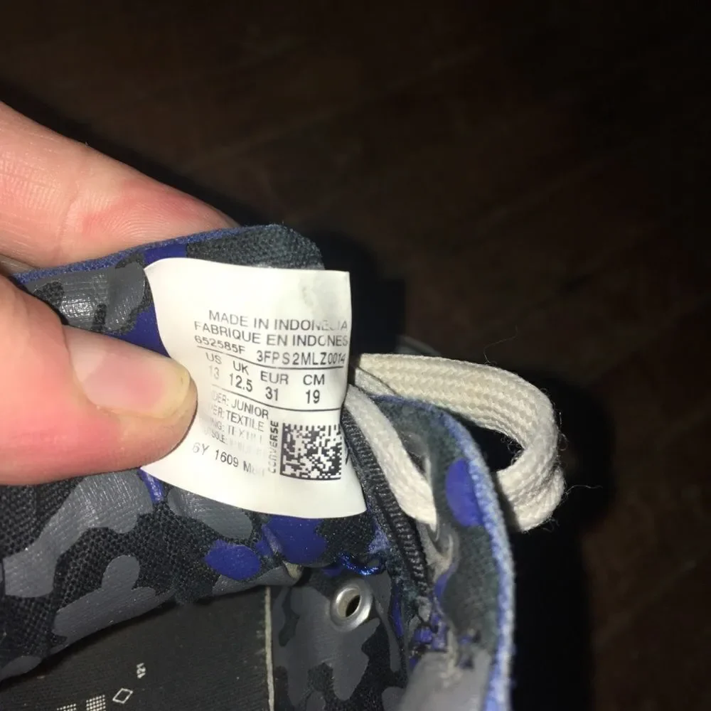 Converse padded high top sneakers